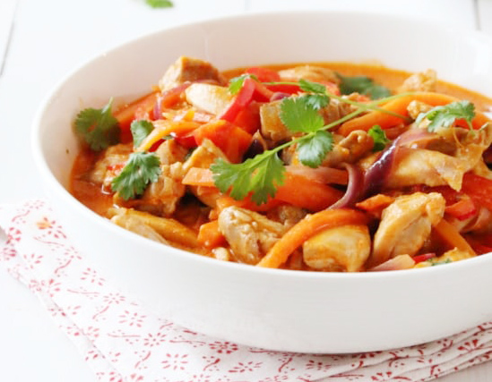 Kylling I Rød Curry